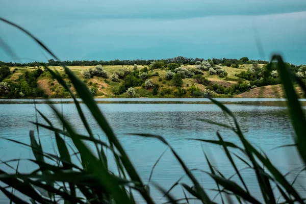 Paysage Simple Dans Région Rostov Russie Rivière Donets Seversky Don — Photo