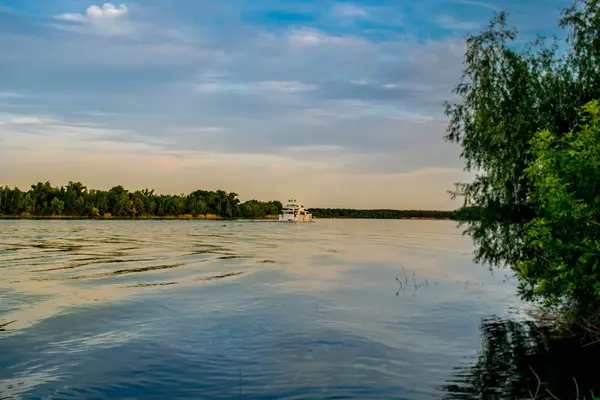 Paysage Simple Dans Région Rostov Russie Rivière Donets Seversky Don — Photo