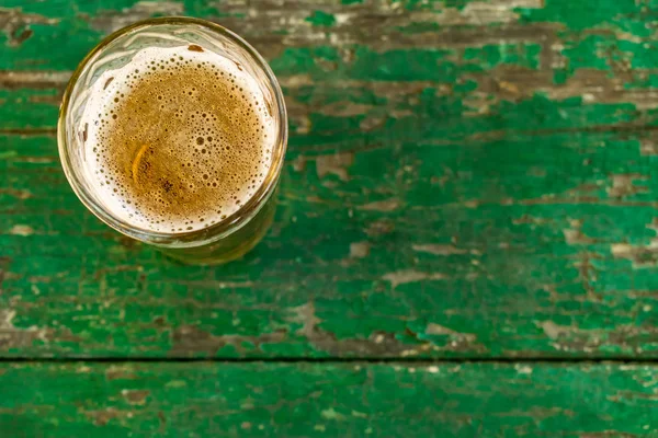 Verre Bière Avec Alcool Boisson Dorée Enivrante Dans Une Tasse — Photo