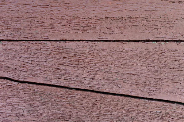 Wooden Gates Made Old Painted Red Boards Brown Tinge Peeling — Stock Photo, Image