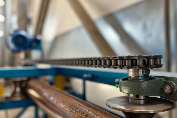 Peças Conjuntos Nova Máquina Dobra Tubos Industriais Diferentes Ângulos — Fotografia de Stock