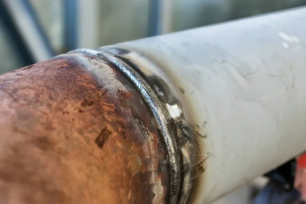 Annular butt welded seam tubing high pressure pipes