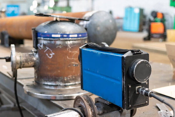 Рентгеновский осмотр сварных швов теплообменной камеры
