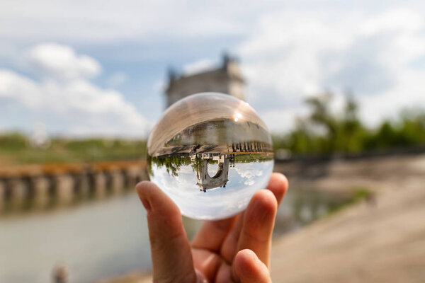 Arch gateway shipping Volga-don canal