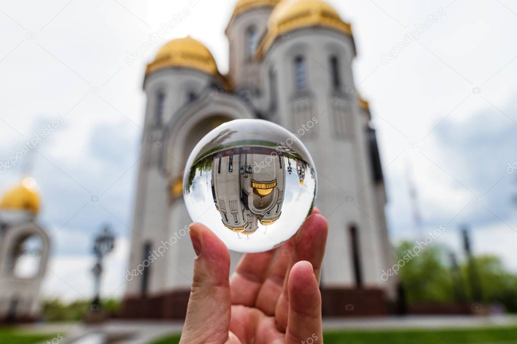 Orthodox Church of all saints on top of Mamayev Kurgan