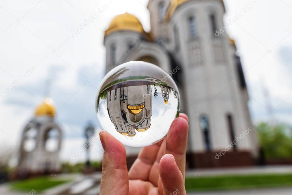 Orthodox Church of all saints on top of Mamayev Kurgan