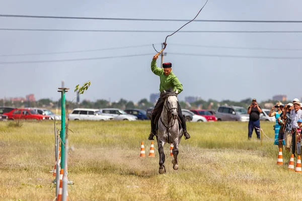 Demonstrations Cossack equestrian sports club with a demonstrati — Stock Photo, Image