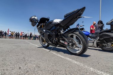 Açık sergi ayar araba akort ve sıradışı motosikletler