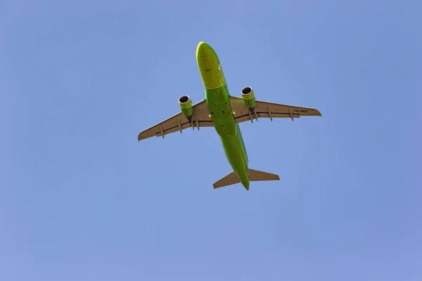 Mineralnye Vody Září Airbus A320 Leteckých Společností Číslem Ocasu Brd — Stock fotografie