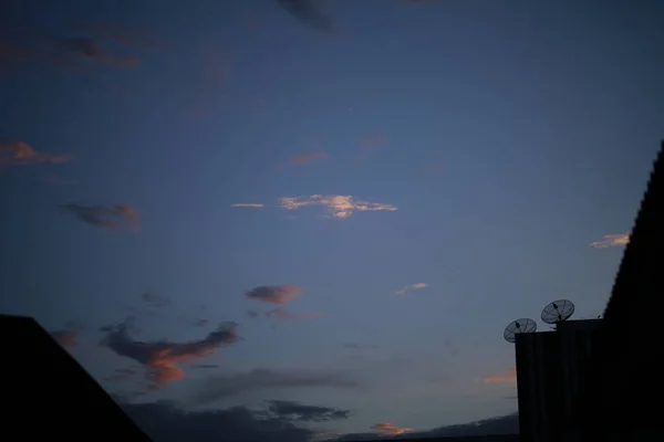 Atardecer Cielo Nube Fondo —  Fotos de Stock