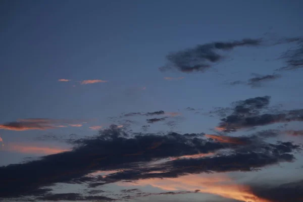 Pôr Sol Céu Nuvem Fundo — Fotografia de Stock