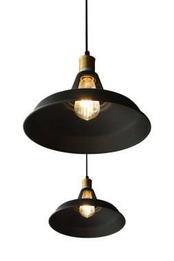 Beyaz arka plan üzerinde Vintage akkor Edison.