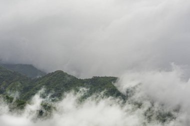 Sabah sisli manzaralı.