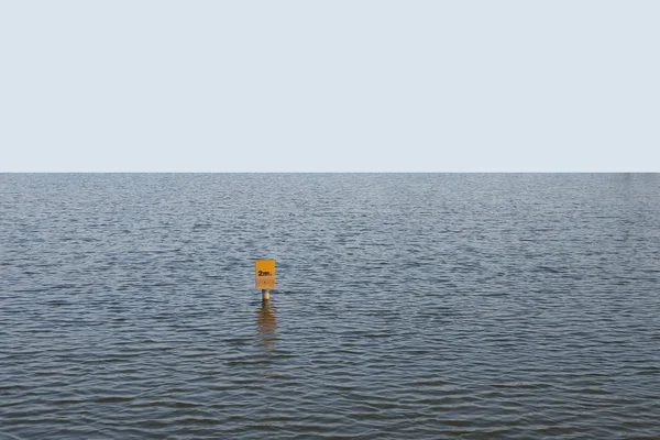 Wasserstandsanzeige Meter — Stockfoto