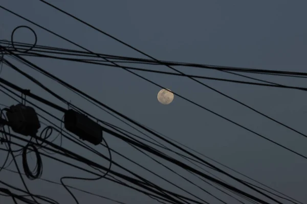 보름달과 — 스톡 사진