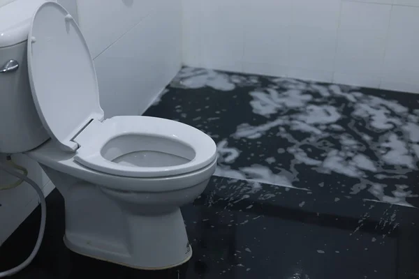 Cuarto de baño con inundaciones . —  Fotos de Stock