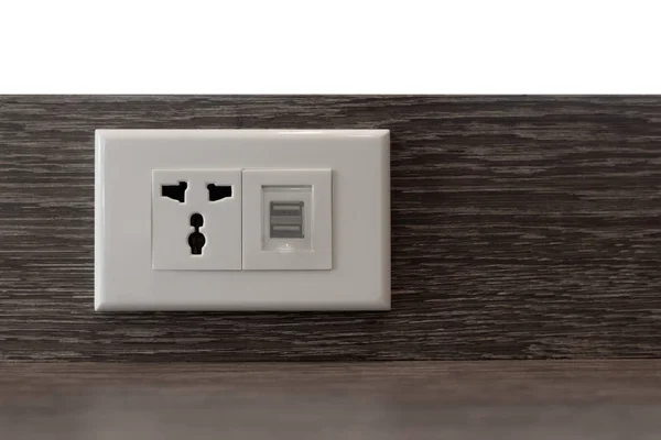 Electrical outlet with built in USB charger.