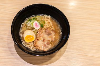 Japon ramen erişte çorbası.