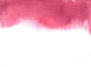 Soyut berry kırmızı beyaz arka plan üzerine suluboya. Gazetede sıçramasına renk. Çizilmiş bir koludur. suluboya giysiler için yazdırma. Suluboya tasarımcısı öğe. Koyu kırmızı arka plan dekor için.