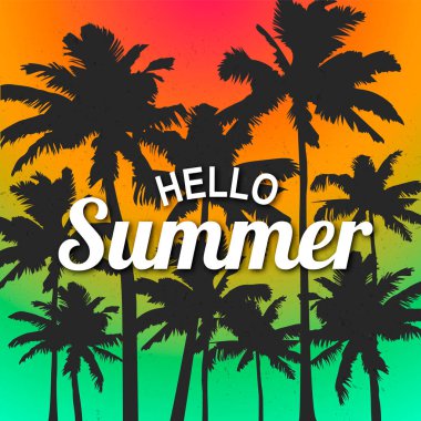 Merhaba Yaz saati duvar kağıdı, eğlenceli, parti, arka plan, resim, sanat, tasarım, seyahat, poster, olay.