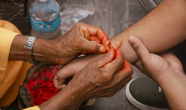 Janai Purnima and Rakshya Bandhan Festival Celebration at Bagmati River, Pashupatinath Temple, Kathmandu