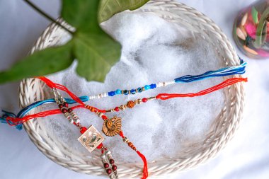 Hindistan 'daki Raksha Bandhan festivali erkek ve kız kardeşlerin rakhi, şeker ve hediyelerle kaynaştığını gösteriyor.