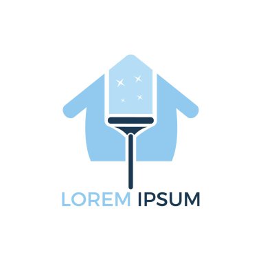 Temizlik şirket logo tasarımı. Temizlik ev logo tasarım.