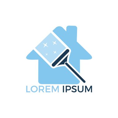 Temizlik şirket logo tasarımı. Temizlik ev logo tasarım.