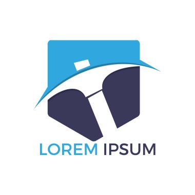 Logo tasarım madencilik. Madencilik Sanayi logo tasarım şablonu.