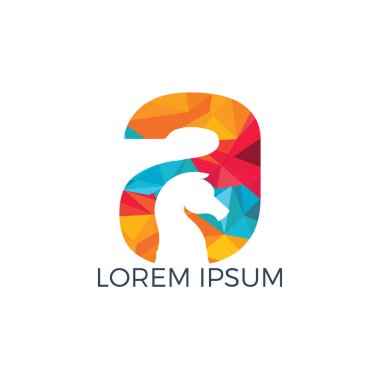 Satranç ve a harfi logo tasarımı. Yaratıcı alfabe Satranç için tipografi logosu.