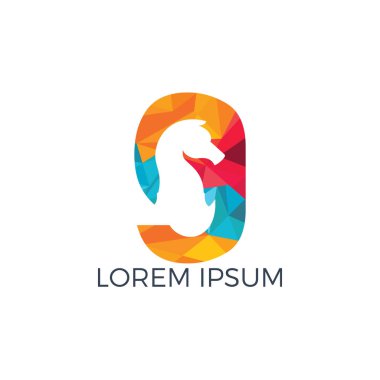 Satranç ve G harfi logo tasarımı. Satranç için yaratıcı alfabe G tipografi logosu.