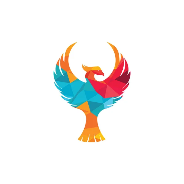 Σχεδιασμός Λογότυπου Φοίνικα Δημιουργικό Λογότυπο Του Μυθολογικού Πουλιού — Διανυσματικό Αρχείο