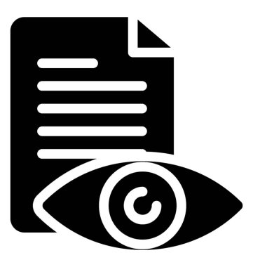 Sadece kağıt simge vektör okuyun