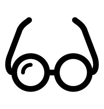 Okuma gözlükleri simge vektör 