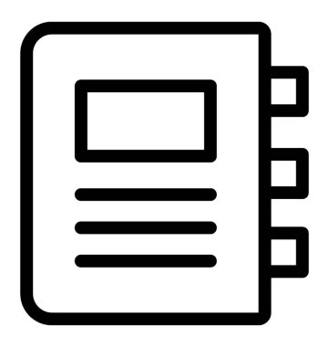 Satır tasarımında yer imi simgesi vektörü 