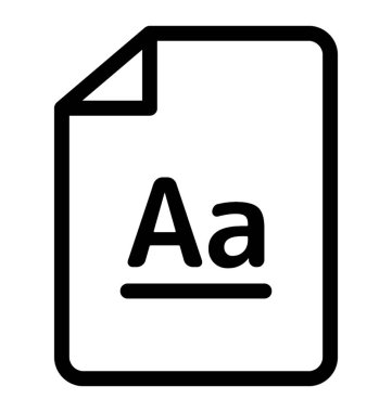 çizgi kağıt simge vektör yazma 