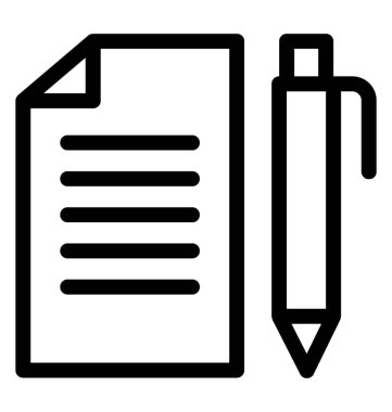 satır copywriting simge vektör 