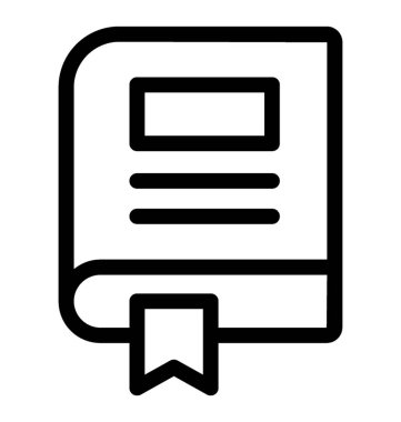 çizgi kitap simge vektör