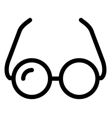 Okuma gözlükleri simge vektör 