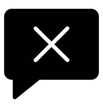 Katı iptal iletisi simgesi bileşeni