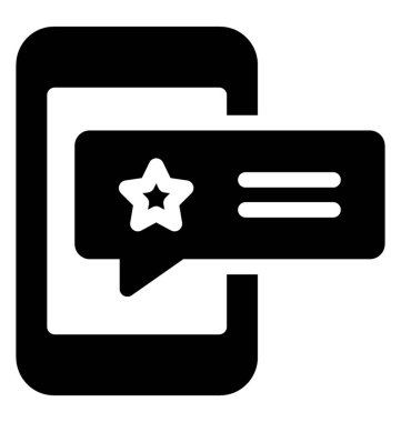 Hareket eden yorum simge vektör, sohbet