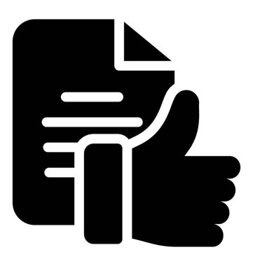 Simge vektör gibi belge