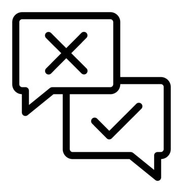 Yorum satırı simgesi tasarım 