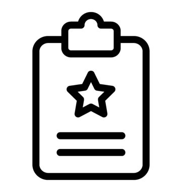 En sevdiğim görev listesi simge vektör