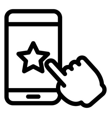 hat telefon derecelendirme simge vektör