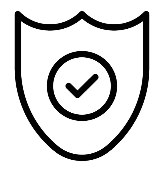 Forma Que Muestra Vector Icono Escudo Antivirus — Vector de stock