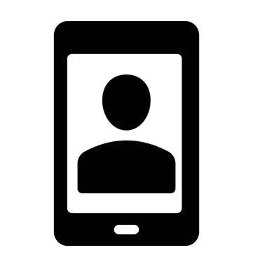 Çevrimiçi kişi simge vektör