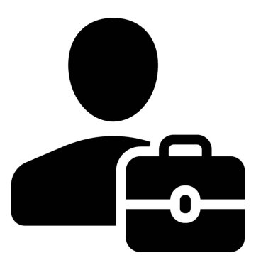 Erkek girişimci simge vektör