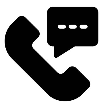 Cep konuşma simge vektör