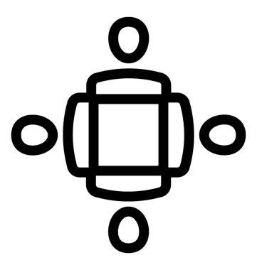 satır konferans simge vektör